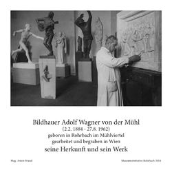 Image of the Page - Einband vorne - in Bildhauer Adolf Wagner von der Mühl - seine Herkunft und sein Werk