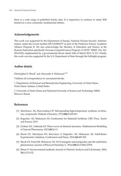 Image of the Page - 184 - in Advanced Chemical Kinetics