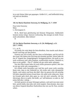 Bild der Seite - 96 - in Alexander Lernet-Holenia und Maria Charlotte Sweceny - Briefe 1938-1945