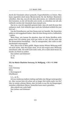 Image of the Page - 131 - in Alexander Lernet-Holenia und Maria Charlotte Sweceny - Briefe 1938-1945