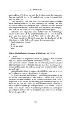 Image of the Page - 133 - in Alexander Lernet-Holenia und Maria Charlotte Sweceny - Briefe 1938-1945