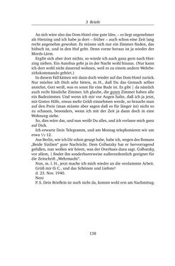 Bild der Seite - 138 - in Alexander Lernet-Holenia und Maria Charlotte Sweceny - Briefe 1938-1945