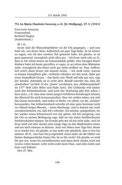 Image of the Page - 149 - in Alexander Lernet-Holenia und Maria Charlotte Sweceny - Briefe 1938-1945