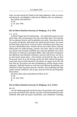 Image of the Page - 155 - in Alexander Lernet-Holenia und Maria Charlotte Sweceny - Briefe 1938-1945