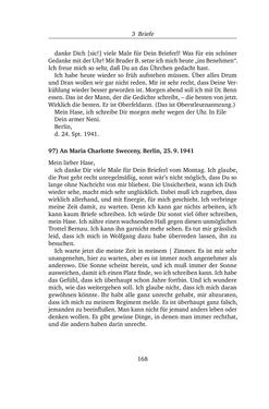 Image of the Page - 168 - in Alexander Lernet-Holenia und Maria Charlotte Sweceny - Briefe 1938-1945