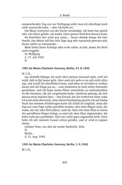 Image of the Page - 204 - in Alexander Lernet-Holenia und Maria Charlotte Sweceny - Briefe 1938-1945