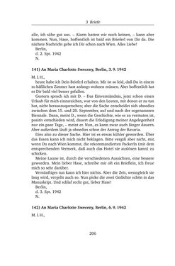 Image of the Page - 206 - in Alexander Lernet-Holenia und Maria Charlotte Sweceny - Briefe 1938-1945