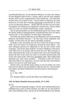 Bild der Seite - 209 - in Alexander Lernet-Holenia und Maria Charlotte Sweceny - Briefe 1938-1945