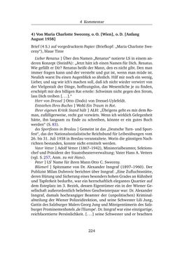 Image of the Page - 224 - in Alexander Lernet-Holenia und Maria Charlotte Sweceny - Briefe 1938-1945