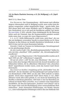 Bild der Seite - 233 - in Alexander Lernet-Holenia und Maria Charlotte Sweceny - Briefe 1938-1945