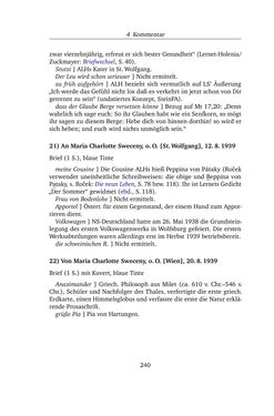 Image of the Page - 240 - in Alexander Lernet-Holenia und Maria Charlotte Sweceny - Briefe 1938-1945