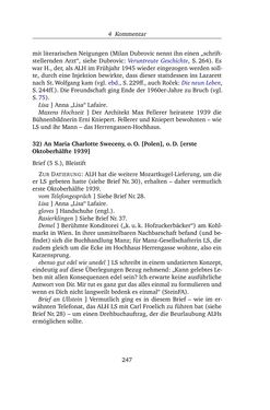 Image of the Page - 247 - in Alexander Lernet-Holenia und Maria Charlotte Sweceny - Briefe 1938-1945