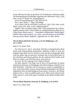 Image of the Page - 280 - in Alexander Lernet-Holenia und Maria Charlotte Sweceny - Briefe 1938-1945