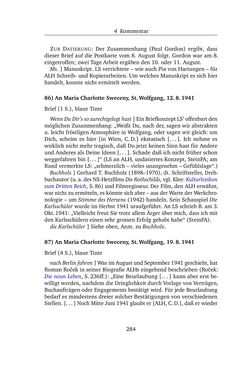 Image of the Page - 284 - in Alexander Lernet-Holenia und Maria Charlotte Sweceny - Briefe 1938-1945