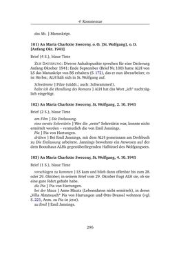 Image of the Page - 296 - in Alexander Lernet-Holenia und Maria Charlotte Sweceny - Briefe 1938-1945