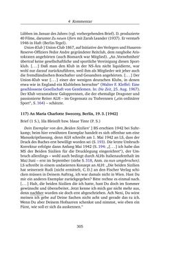Bild der Seite - 305 - in Alexander Lernet-Holenia und Maria Charlotte Sweceny - Briefe 1938-1945