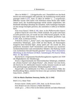 Bild der Seite - 306 - in Alexander Lernet-Holenia und Maria Charlotte Sweceny - Briefe 1938-1945