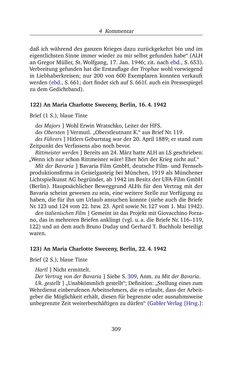 Bild der Seite - 309 - in Alexander Lernet-Holenia und Maria Charlotte Sweceny - Briefe 1938-1945
