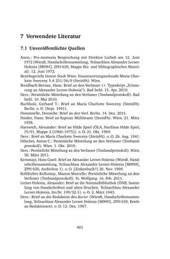 Bild der Seite - 401 - in Alexander Lernet-Holenia und Maria Charlotte Sweceny - Briefe 1938-1945