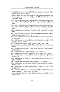 Image of the Page - 404 - in Alexander Lernet-Holenia und Maria Charlotte Sweceny - Briefe 1938-1945
