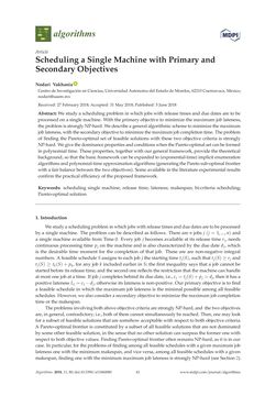 Image of the Page - 41 - in Algorithms for Scheduling Problems
