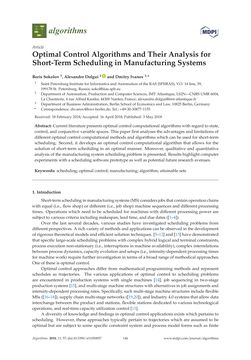 Bild der Seite - 146 - in Algorithms for Scheduling Problems