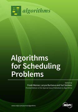 Image of the Page - Einband vorne - in Algorithms for Scheduling Problems