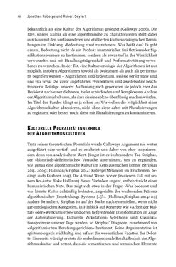 Image of the Page - 12 - in Algorithmuskulturen - Über die rechnerische Konstruktion der Wirklichkeit