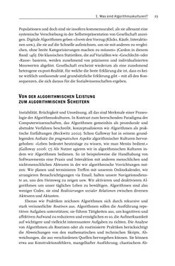 Image of the Page - 23 - in Algorithmuskulturen - Über die rechnerische Konstruktion der Wirklichkeit
