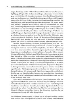 Bild der Seite - 26 - in Algorithmuskulturen - Über die rechnerische Konstruktion der Wirklichkeit