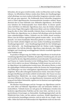 Image of the Page - 29 - in Algorithmuskulturen - Über die rechnerische Konstruktion der Wirklichkeit