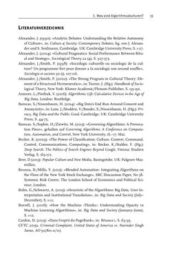 Bild der Seite - 35 - in Algorithmuskulturen - Über die rechnerische Konstruktion der Wirklichkeit
