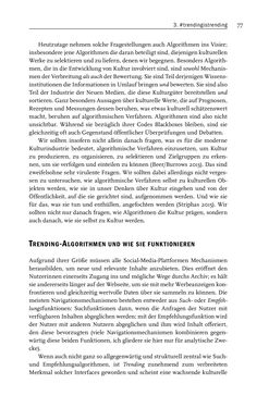 Image of the Page - 77 - in Algorithmuskulturen - Über die rechnerische Konstruktion der Wirklichkeit