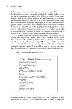 Image of the Page - 78 - in Algorithmuskulturen - Über die rechnerische Konstruktion der Wirklichkeit