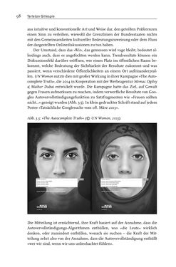 Bild der Seite - 98 - in Algorithmuskulturen - Über die rechnerische Konstruktion der Wirklichkeit