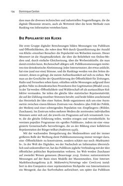 Bild der Seite - 134 - in Algorithmuskulturen - Über die rechnerische Konstruktion der Wirklichkeit