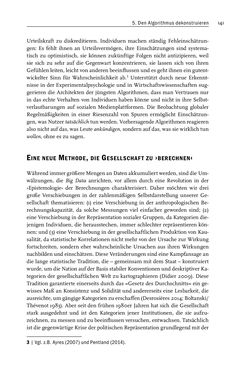 Image of the Page - 141 - in Algorithmuskulturen - Über die rechnerische Konstruktion der Wirklichkeit