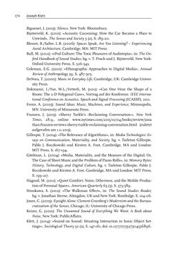 Bild der Seite - 170 - in Algorithmuskulturen - Über die rechnerische Konstruktion der Wirklichkeit