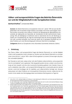 Image of the Page - 127 - in Austrian Law Journal, Volume 1/2015