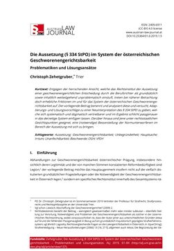 Image of the Page - 61 - in Austrian Law Journal, Volume 1/2019
