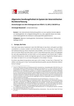 Image of the Page - (000003) - in Austrian Law Journal, Volume 2/2016
