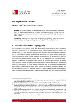 Image of the Page - 71 - in Austrian Law Journal, Volume 2/2017