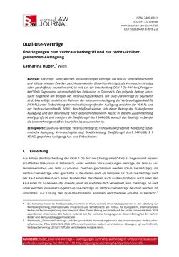 Image of the Page - 89 - in Austrian Law Journal, Volume 2/2018