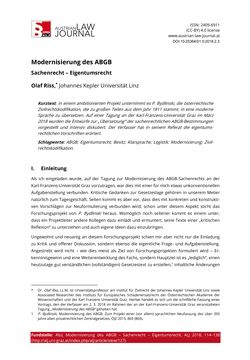 Image of the Page - 114 - in Austrian Law Journal, Volume 2/2018