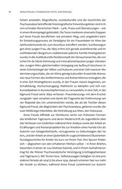 Image of the Page - 12 - in Anna Freud - Gedichte – Prosa – Übersetzungen