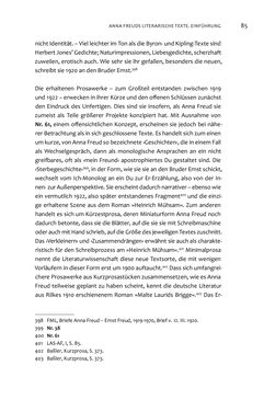 Image of the Page - 85 - in Anna Freud - Gedichte – Prosa – Übersetzungen