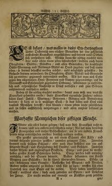 Image of the Page - 3 - in Ansteckender Seuche, welche dises 1713. Jahr in das Ertz-Hertzogthum Nieder-Oesterreich eingeschlichen - Gründlich und aussführliche Nachricht