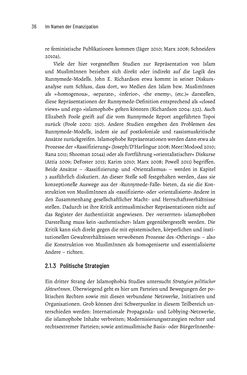 Image of the Page - 36 - in Im Namen der Emanzipation - Antimuslimischer Rassismus in Österreich