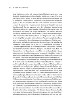 Image of the Page - 38 - in Im Namen der Emanzipation - Antimuslimischer Rassismus in Österreich