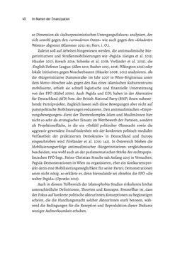 Image of the Page - 40 - in Im Namen der Emanzipation - Antimuslimischer Rassismus in Österreich